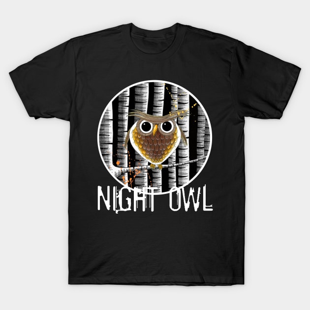 Night Owl T-Shirt by Scratch